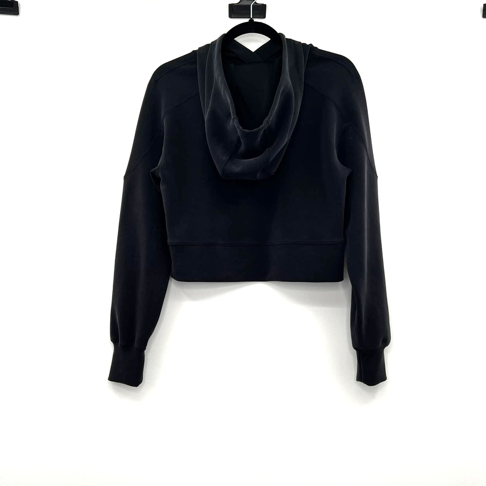 Lululemon Get Centered gray Softstreme Cut Out Hoodie - Picture 3 of 5